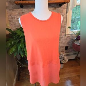 Michael Kors Vibrant Orange Apparel Top Size M